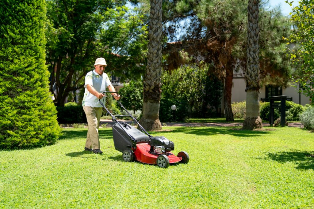 lawn mowing